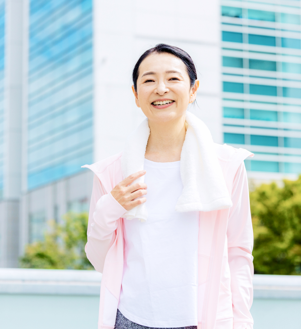 続いていた膝の痛みが落ち着き<br>前向きになれました