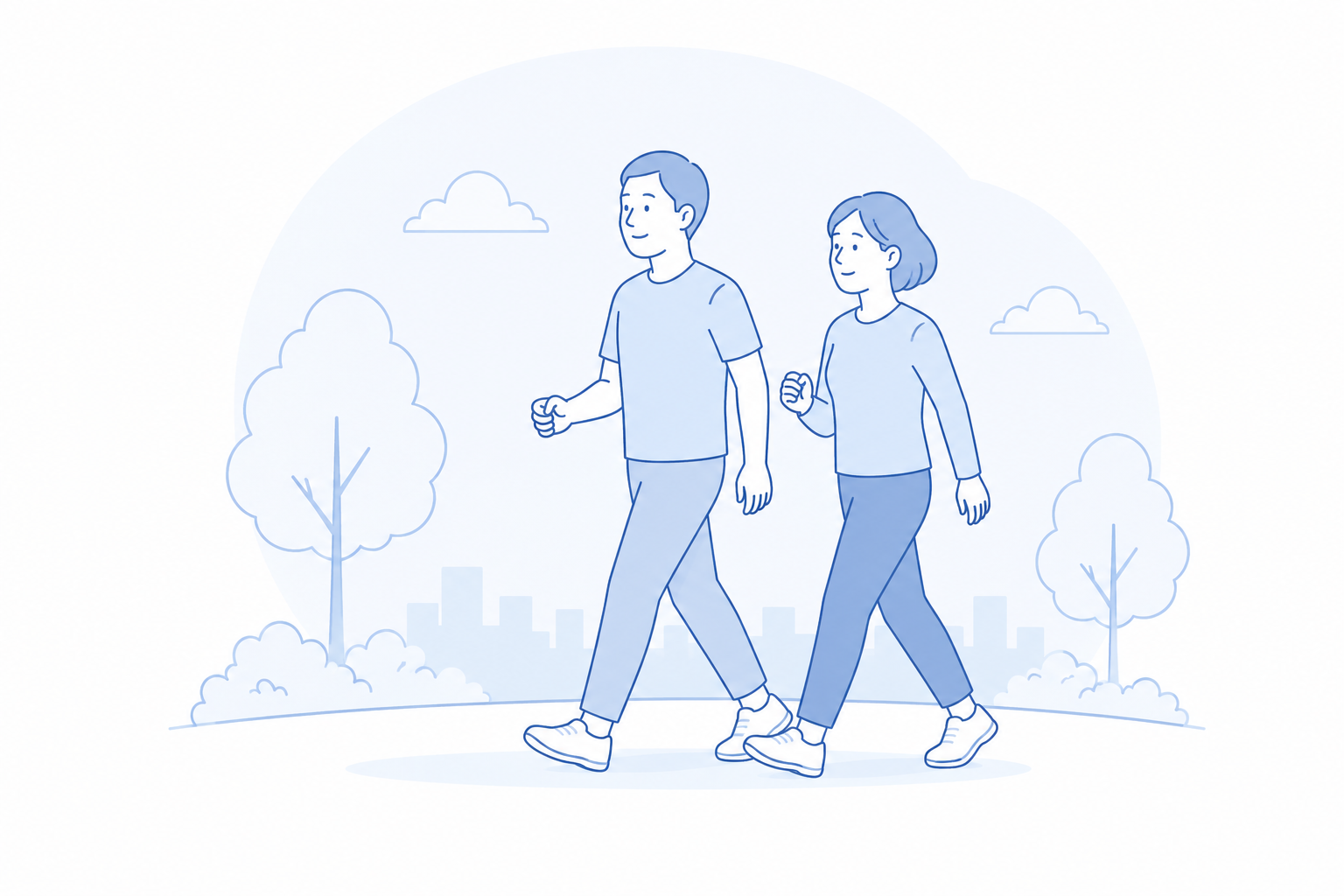 健康維持・姿勢改善・生涯歩行のイメージ